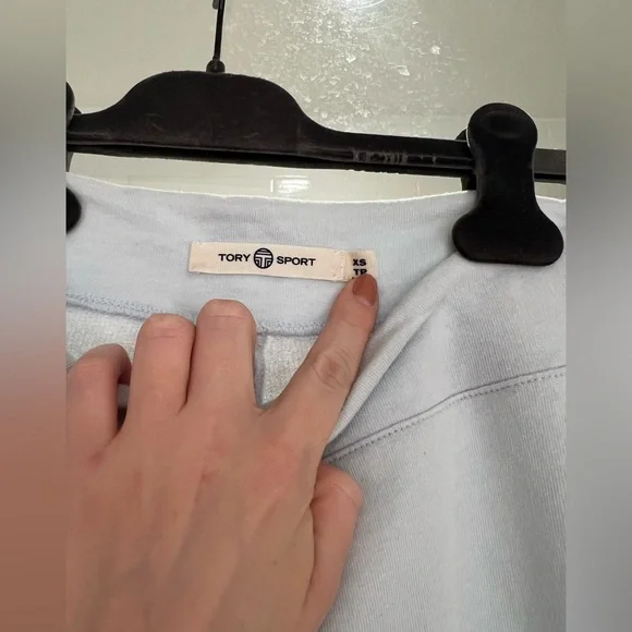 Tory Burch Light Blue Sweatpants and Top Set